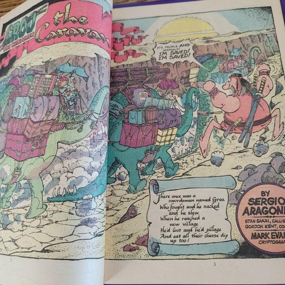 GROO THE WANDERER #3 Comic Book Pacific Comics 1983 Sergio Aragones TM5 - Picture 3 of 3